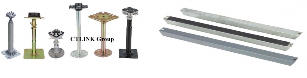 solid-die-casting-aluminum-raised-floor-pedestal-stringer